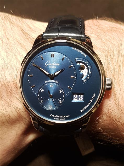 glashütte panomaticlunar dial.